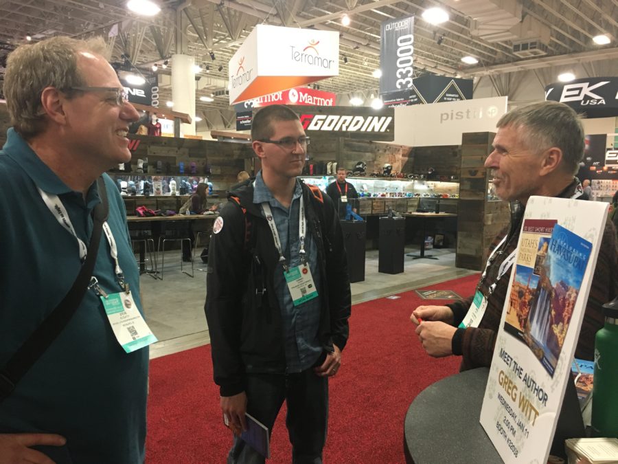 Outdoor Retailer Winter Market, Salt Lake City, Greg Witt, Wilderness Press