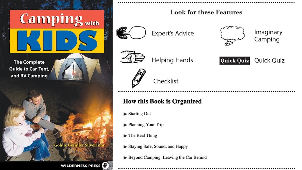 camping with kids book and features