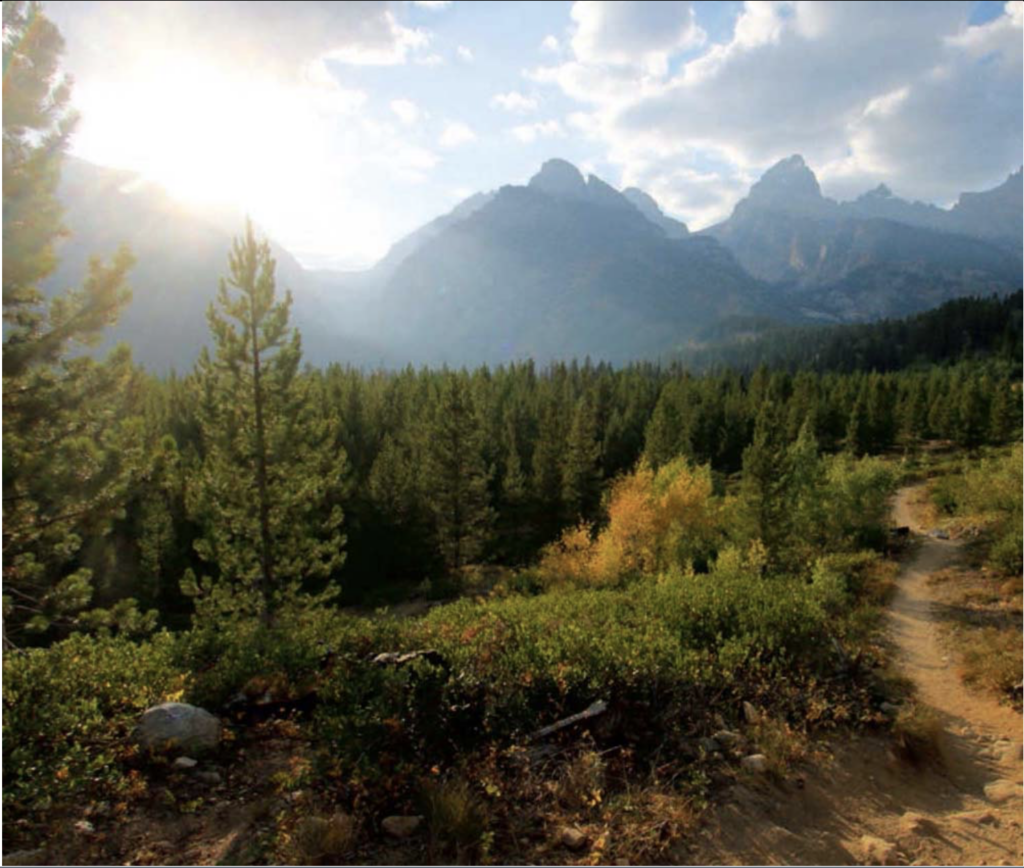 A mountain view picture from Top Trails series.